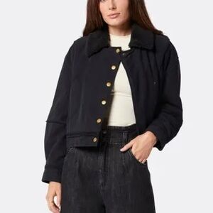 Joie Lazaro cropped cotton jacket XS